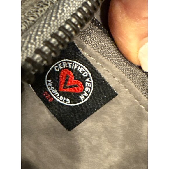 Vegan Metallic Silver Wristlet Wallet Chain Detail & Multiple Compartments - Picture 8 of 10